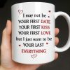 To My Husband, Hearts and Rings Design - Personalized Custom Coffee Mug - CPL1366_MG