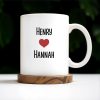 To My Husband Love Message With Bench Under Autumn Trees - Personalized Custom Coffee Mug - CPL261_MG