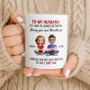 To My Husband, Loving You Over Breathing - Personalized Custom Coffee Mug - CPL1313_MG