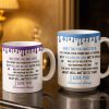 To My Husband, Meeting You Was Fate, Cartoon Couple - Personalized Custom Coffee Mug - CPL1209_MG