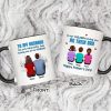 To My Husband Our Children Having You As Their Dad Blue Tone Personalized Mug, Father's Day Gift