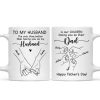 To My Husband Our Children Having You As Their Dad Outline Fist Bumps Personalized Mug