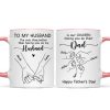 To My Husband Our Children Having You As Their Dad Outline Fist Bumps Personalized Mug