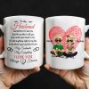 To My Husband, Sometimes It's Hard To Find The Words, Heart And Couple - Personalized Custom Coffee Mug - HSB038_MG