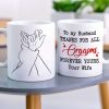 To My Husband Thanks For All Orgasms Personalized White Mug
