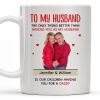 To My Husband, The Best Gift From Our Children - Personalized Custom Coffee Mug - HSB018_MG