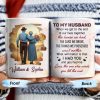 To My Husband, The House We Had, Elderly Couple and Sunset - Personalized Custom Coffee Mug - HSB030_MG