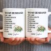 To My Husband You Are My Happily Ever After, Wedding Rings & Floral Design - Personalized Custom Coffee Mug - CPL1319_MG