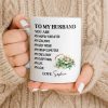To My Husband You Are My Happily Ever After, Wedding Rings & Floral Design - Personalized Custom Coffee Mug - CPL1319_MG