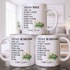 To My Husband You Are My Happily Ever After, Wedding Rings & Floral Design - Personalized Custom Coffee Mug - CPL1319_MG