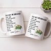 To My Husband You Are My Happily Ever After, Wedding Rings & Floral Design - Personalized Custom Coffee Mug - CPL1319_MG
