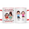 To My Mom Gift From Daughter My Kids Having You As Their Grandmother Personalized Mug