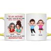 To My Mom Gift From Daughter My Kids Having You As Their Grandmother Personalized Mug