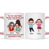 To My Mom Gift From Daughter My Kids Having You As Their Grandmother Personalized Mug