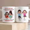 To My Mom Gift From Daughter My Kids Having You As Their Grandmother Personalized Mug