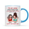 To My Mom Thanks For Being My Mom Funny Gift For Mom Personalized Mug