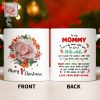 To My Mommy, Christmas Wreath and Baby - Personalized Custom Coffee Mug - KID506_MG