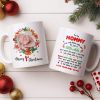 To My Mommy, Christmas Wreath and Baby - Personalized Custom Coffee Mug - KID506_MG