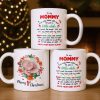 To My Mommy, Christmas Wreath and Baby - Personalized Custom Coffee Mug - KID506_MG
