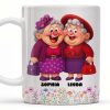 To My Old Friend Thank You For Being My Unbiological Sister - Personalized Custom Coffee Mug - BST477_MG