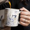 To My Princess In The Tower Inspired By Vintage Sewing Machine and Floral Dress - Personalized Custom Coffee Mug - HOB016_MG