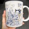 To My Princess In The Tower Inspired By Vintage Sewing Machine and Floral Dress - Personalized Custom Coffee Mug - HOB016_MG
