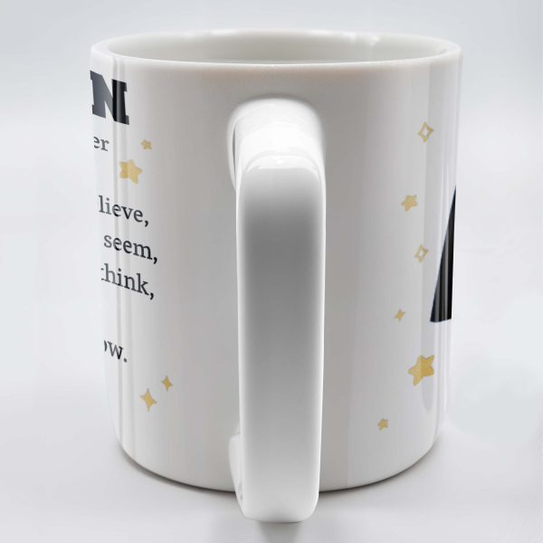 To My Son, Always Remember You Are Braver, Graduation Robe and Stars - Personalized Custom Coffee Mug - GRAD318_MG