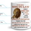 To My Son In Law I Gave You My Gorgeous Daughter Coffee Mug, Gift for Son In Law from Mother In Law Birthday Gift