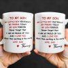 To My Son, Never Forget That I Am So Proud Of You - Personalized Custom Coffee Mug - SON073_MG