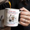 To My Son, No Matter How Much I Love You, Cityscape Design - Personalized Custom Coffee Mug - SON058_MG