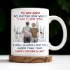 To My Son No Matter How Much I Say I Love You, I Will Always Love You More Than That, Cityscape - Personalized Custom Coffee Mug - SON050_MG