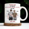 To My Son So Amazed By The Son, The Man, The Dad You Are, People And Trees - Personalized Custom Coffee Mug - SON046_MG