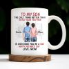 To My Son The Only Thing Better Than Being Your Mother, Family And City Skyline - Personalized Custom Coffee Mug - SON036_MG