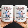 To My Son The Only Thing Better Than Being Your Mother, Family And City Skyline - Personalized Custom Coffee Mug - SON036_MG