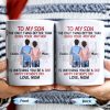 To My Son The Only Thing Better Than Being Your Mother, Family And City Skyline - Personalized Custom Coffee Mug - SON036_MG