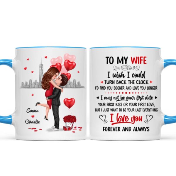 To My Wife Couple Hugging Gift For Him For Her Personalized Mug