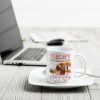 To My Wife Husband Fall Season Couple Sitting Back View Personalized Mug