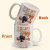 To My Wife I Wish I Could Turn Back The Clock - Personalized Mug - Birthday Gifts For Her, Wife