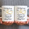 To My Wife, Infinity Heart, Always Love - Personalized Custom Coffee Mug - WIF060_MG