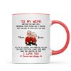 To My Wife My Husband Meeting You Was Fate - Personalized Mug - Gift For Couple, Gift For Him, For Her