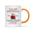 To My Wife My Husband Meeting You Was Fate - Personalized Mug - Gift For Couple, Gift For Him, For Her