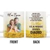 To My Wife, My Queen Forever With Love Grumpy Old Husband - Personalized Custom Coffee Mug - CPL147_MG