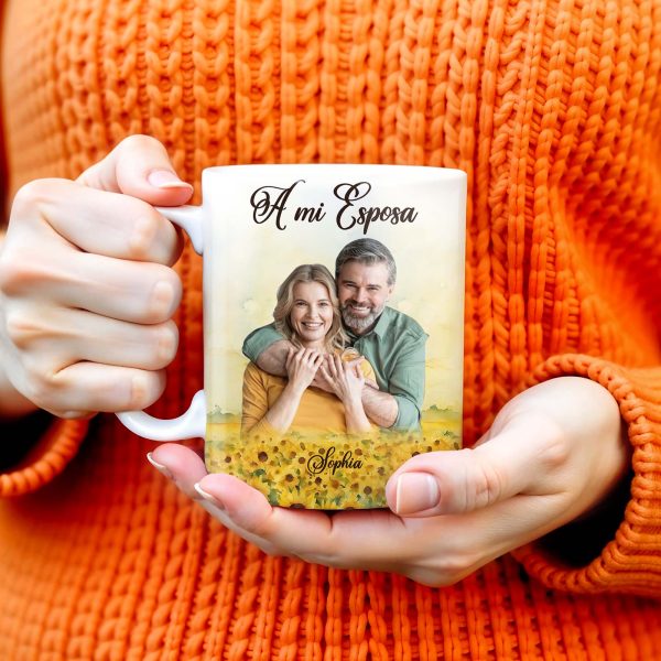To My Wife, My Queen Forever With Love Grumpy Old Husband - Personalized Custom Coffee Mug - CPL147_MG