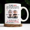 To My Wife, Our Home Ain't No Castle, Hearts - Personalized Custom Coffee Mug - WIF058_MG