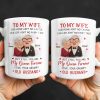 To My Wife You Are My Queen Forever Elderly Couple - Personalized Custom Coffee Mug - CPL1226_MG