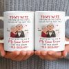 To My Wife You Are My Queen Forever Elderly Couple - Personalized Custom Coffee Mug - CPL1226_MG