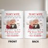 To My Wife You Are My Queen Forever Elderly Couple - Personalized Custom Coffee Mug - CPL1226_MG