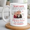 To My Wife You Are My Queen Forever Elderly Couple - Personalized Custom Coffee Mug - CPL1226_MG
