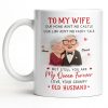 To My Wife You Are My Queen Forever Elderly Couple - Personalized Custom Coffee Mug - CPL1226_MG