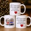 To My Wonderful Grandparents, Love Knows No Distance - Personalized Custom Coffee Mug - CPL1005_MG